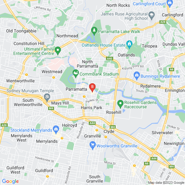 Loan Buddy location map: Suite 19, 103 George Street, Parramatta, NSW