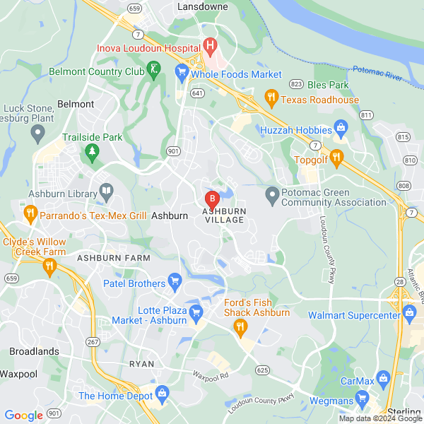 Simply Smiles - Family & Implant Dentistry location map: 44031 Ashburn Shopping Plz #131, Ashburn, Virginia