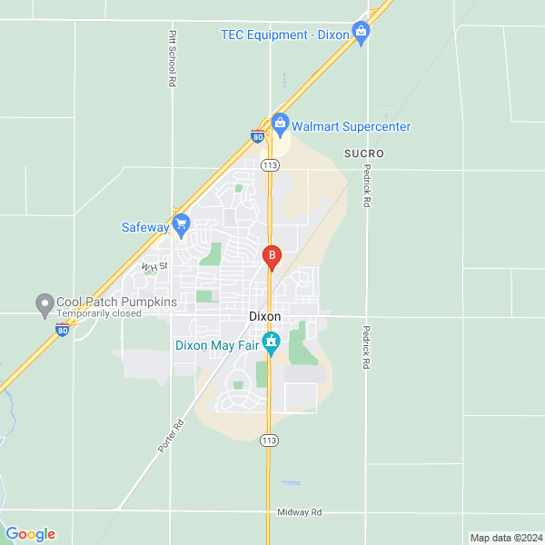 Premium Turf Outlet LLC location map: 646 N. First Street, Dixon, CA
